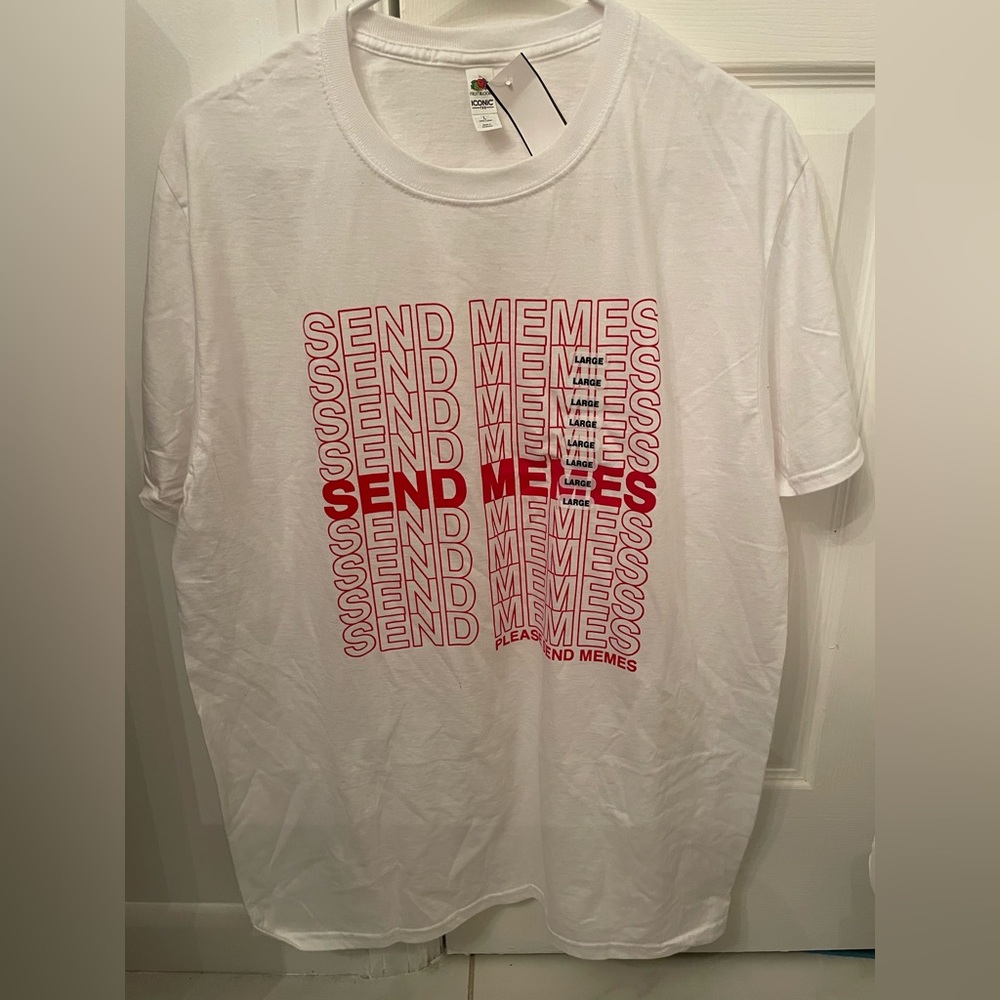 Send Memes Graphic Tee | Large | New